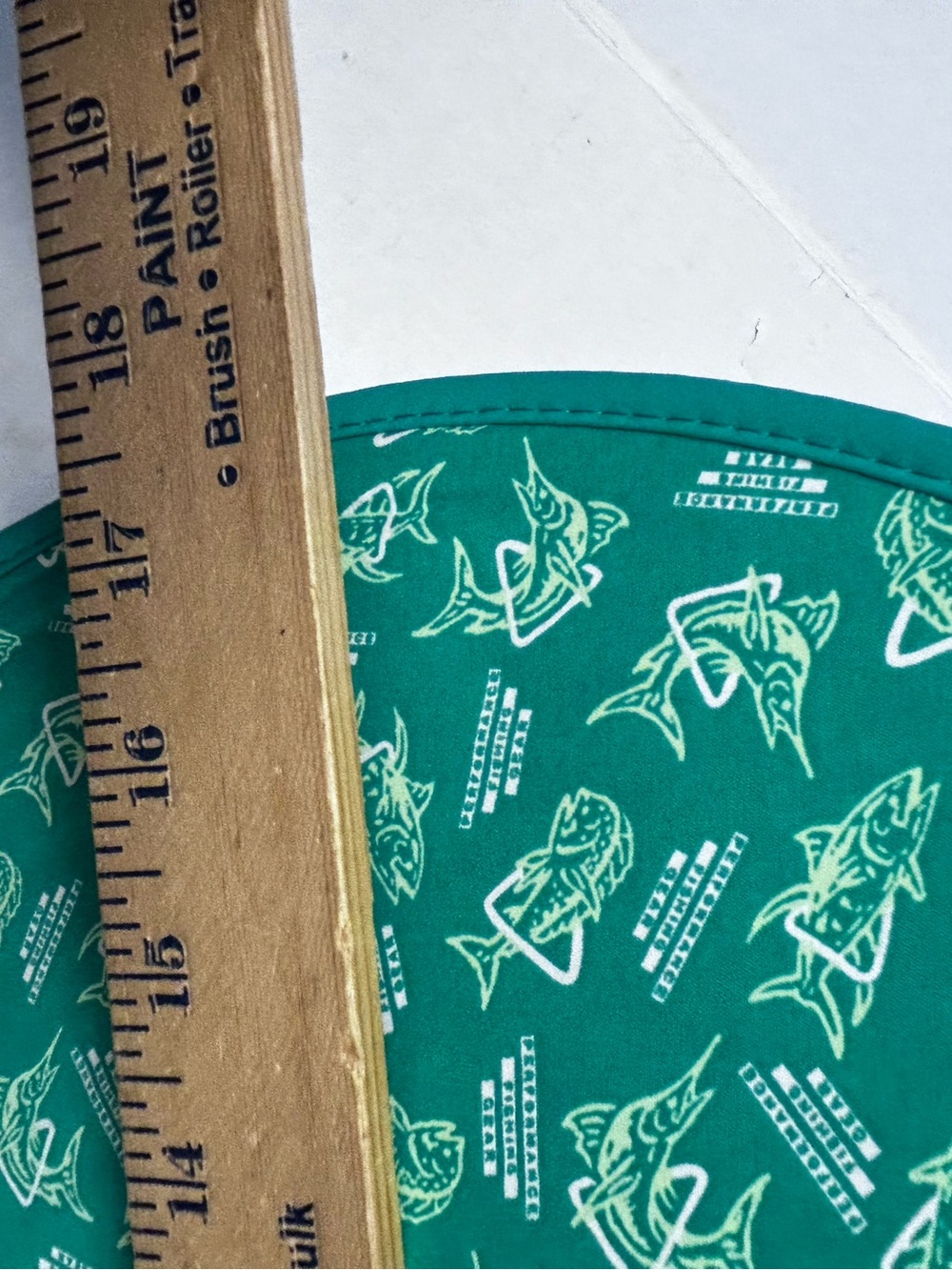 Performance Straw Sun Hat with Teal Trim unisex S/M - Picture 10 of 11